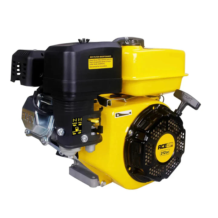 Aceup Energy 7HP 212cc Small Gas Engine Horizontal Shaft with 4 Stroke OHV Gas Motor - AceupEnergy
