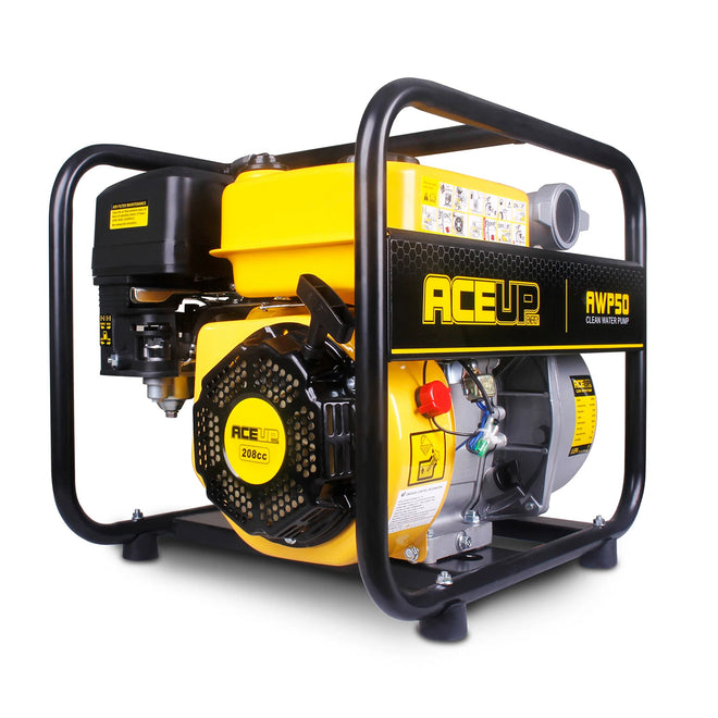 Aceup Energy 1200W 2-Stroke Portable Gas Generator | Small Generator C ...