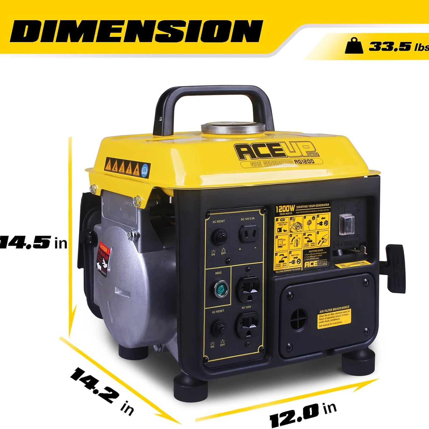 Portable Gas Generator – AceupEnergy