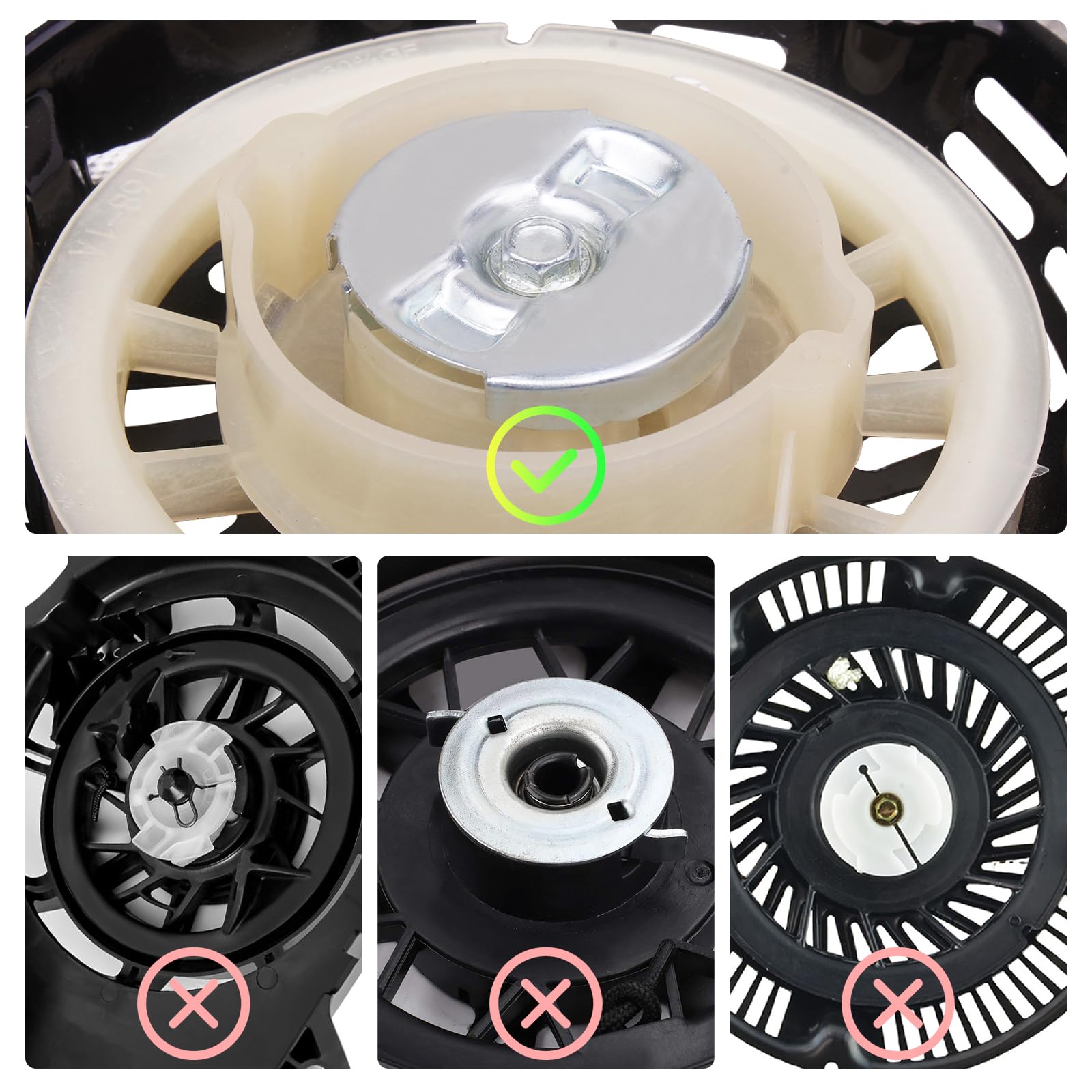 Aceup Energy Pull Start Recoil Starter Assembly Replacement Compatible with Predator Champion 212cc Engines Generators, Lawn Mower, 1PCS